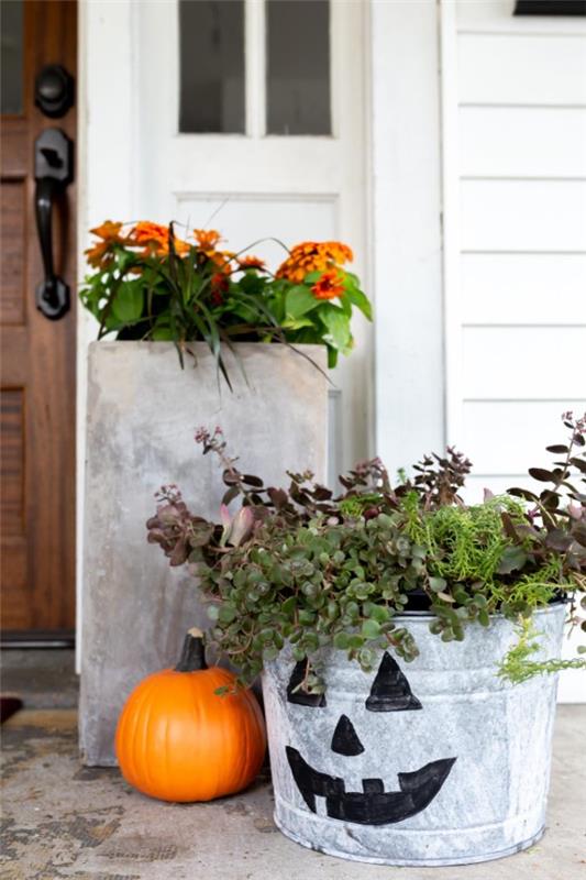 Sinkkialtaan koristelu - ideoita ja vinkkejä maalaismaiseen puutarhan koristeluun halloween -koristeluun kaunis idea