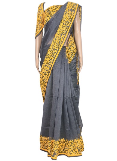 Kota Doria Aari Work Saree