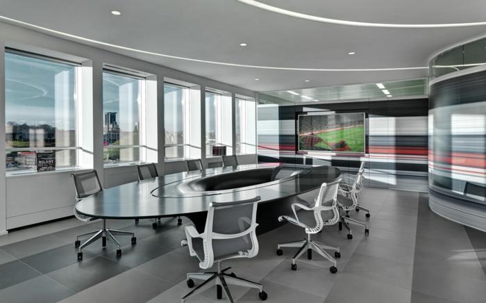 ac milan casa milan kokoushuone toimistokalusteet modernit arkkitehdit fabio novembre