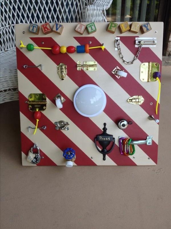 aktiviteettitaulu rakenna itse diy vauvan leluja