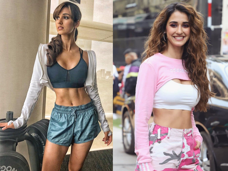 disha patani six pack