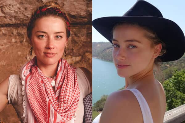 Forró hírességek smink nélkül Amber Heard