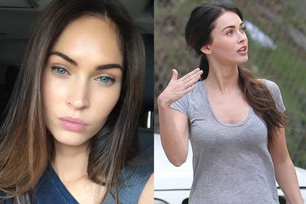 Celebrity no smink selfies Megan Fox