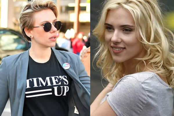 Billeder af berømtheder uden makeup Scarlett Johansson