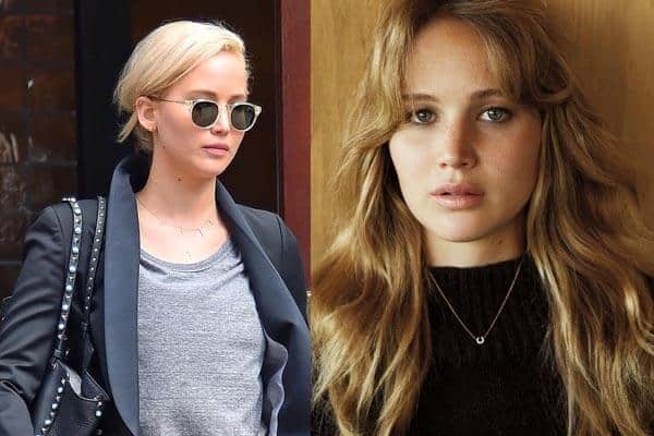 Smukke berømtheder uden makeup Jennifer Lawrence