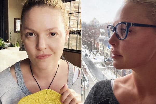 Színésznők sminkkel és anélkül Katherine Heigl