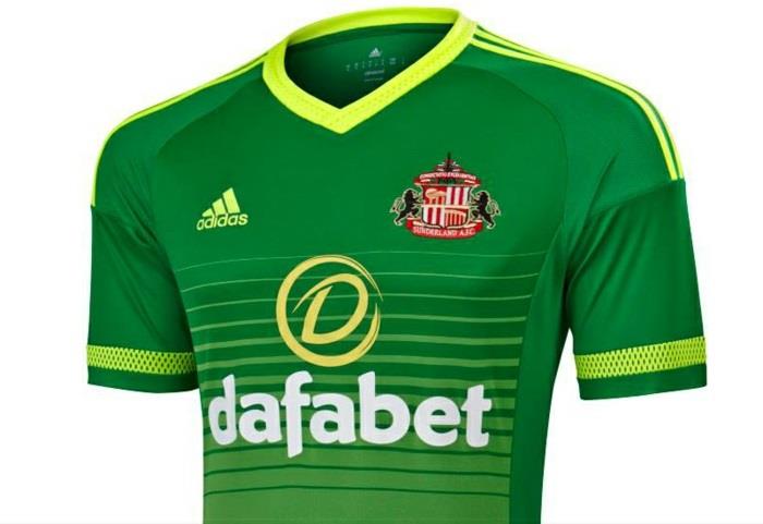 adidas jersey set 2015 2016 jalkapallo pelipaidat sunderland green