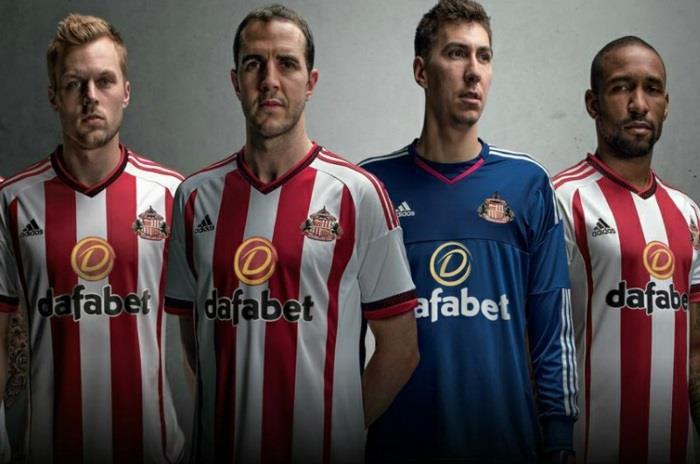 adidas jersey set 2015 2016 jalkapallo pelipaidat sunderland