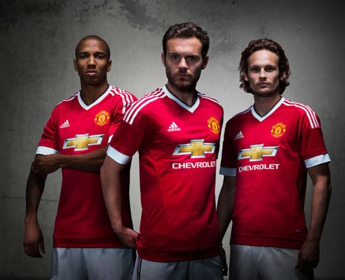 adidas jersey set 2015 2016 jalkapallo pelipaidat Manchester United