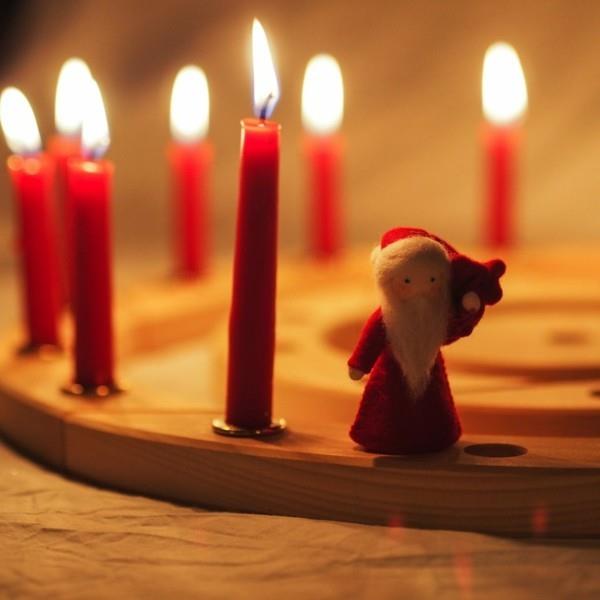 tee itsellesi adventtikalenteri adventtispiraali