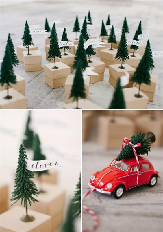 Luo omat joulukalenterisi pahvilaatikot pieniä koristeellisia ideoita