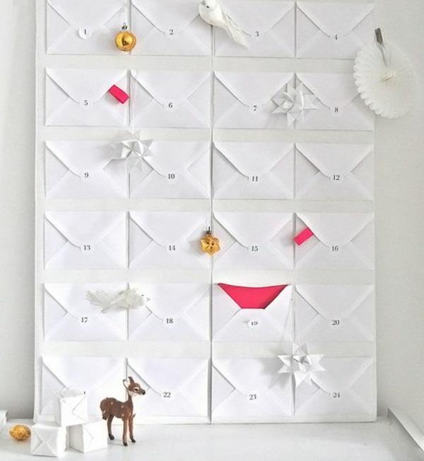suunnittele omat joulukalenterisi kirjekuoret taita paperitäyteinen kalenteri