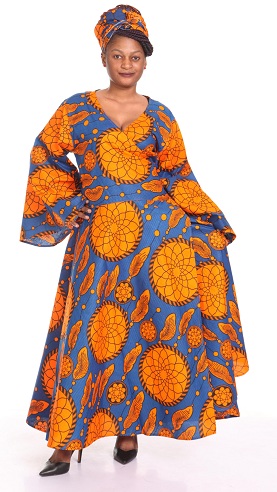 Traditionel Bell Sleeve Wrap Around