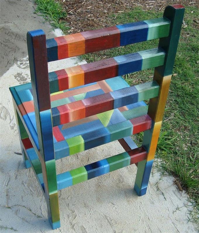 koristele vanhoja tuoleja piristää vanhoja huonekaluja kierrätysideoita diy -ideoita koriste -ideoita käsityöideoita 25