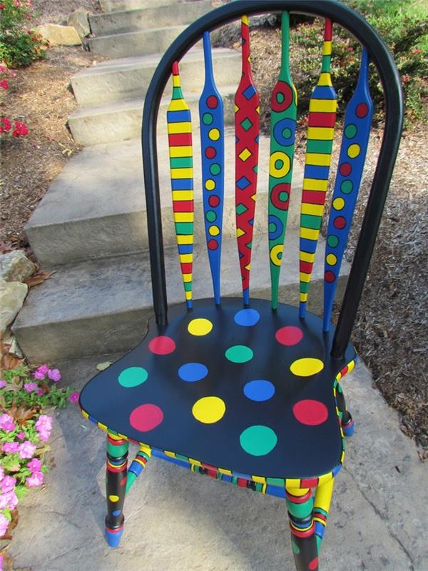koristele vanhoja tuoleja piristää vanhoja huonekaluja kierrätysideoita diy -ideoita koriste -ideoita käsityöideoita 29