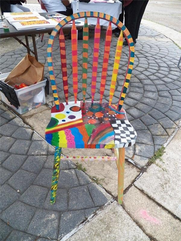 koristele vanhoja tuoleja piristää vanhoja huonekaluja kierrätysideoita diy ideoita koristeideoita käsityöideoita 36