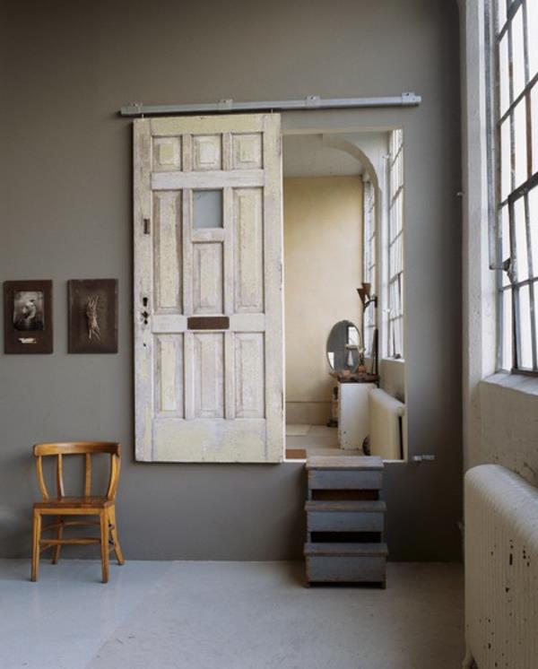 vanhat ovet kierrättää DIY koriste -esineet valkoinen