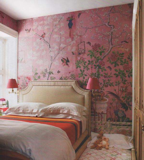 seinän väri olohuone klassinen vintage makuuhuoneen seinän kuvio