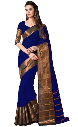 Almindelig Zari Saree
