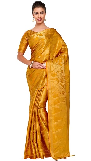 Nehéz Zari Work Saree