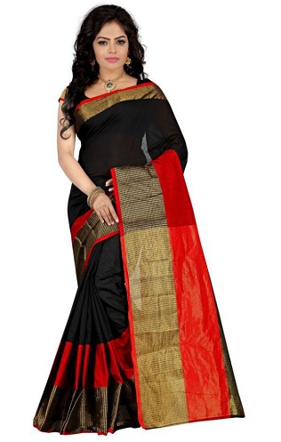 Bomuld Zari Saree