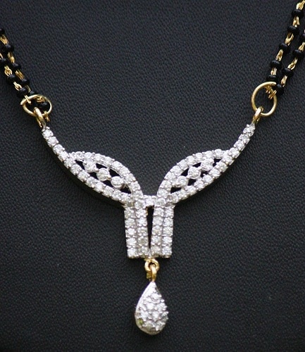 American Diamond Pendel Mangalsutra