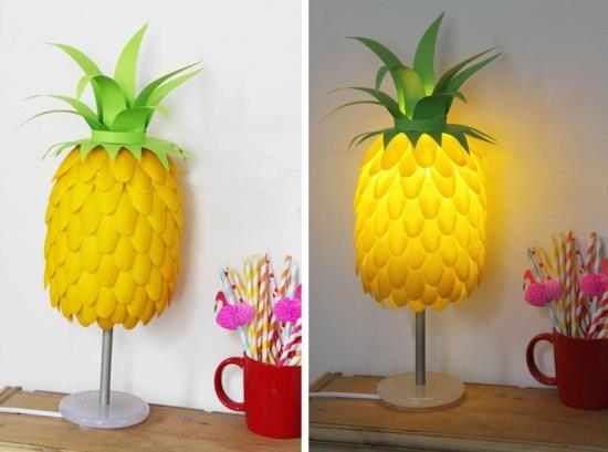ideoita aikuisille tarkoitetuista ananas -tinker -lampun käsityöideoista