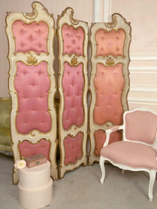 pukuhuoneen huonekalut vaaleanpunainen yksityisyyden suojanojatuoli