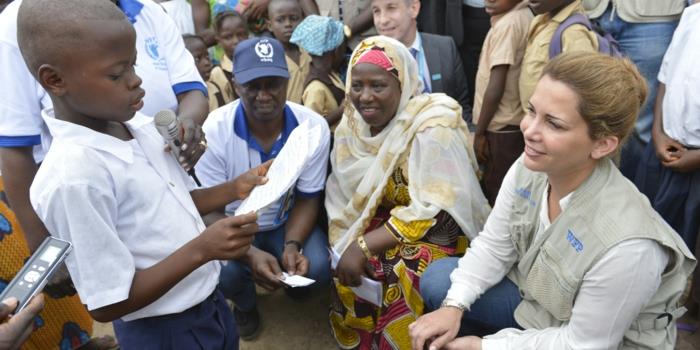 arabinaiset Haya bint al Hussein ja rauhanlähettäjä Liberia