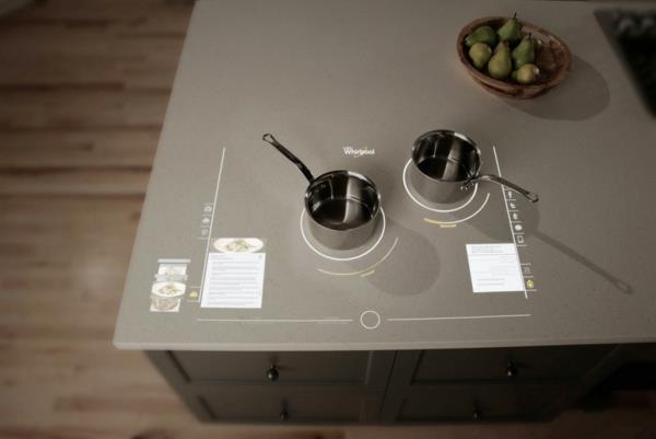 Keittiön työtasot beige keittiökalusteet
