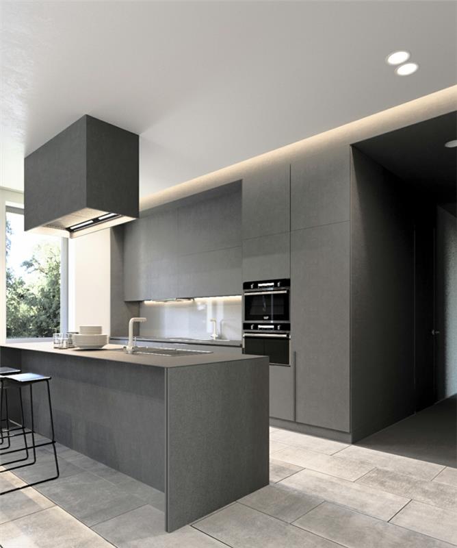 archiplastica stoyanka moderni sisustus minimalistiset keittiökalusteet
