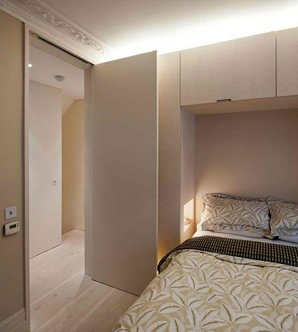 arkkitehtitalo jewelbox lontoo moderni sisustus makuuhuoneen suunnittelu