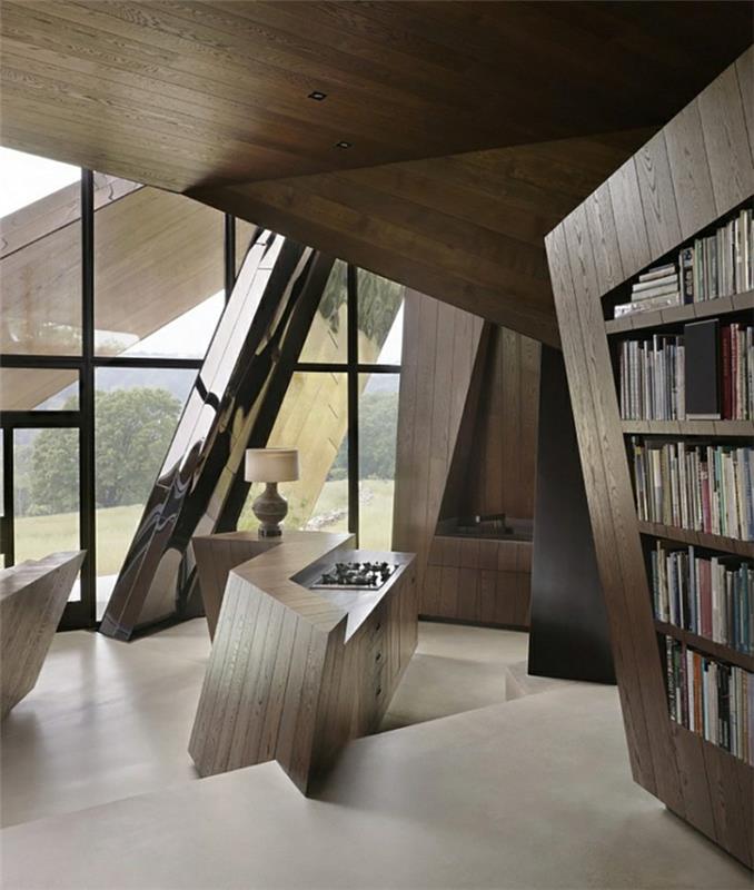 arkkitehtuuri ja muotoilu Daniel Libeskindin minimalistiset puukalusteet