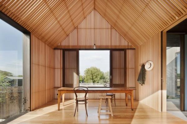 arkkitehtuuri ja muotoilu australia talo ruokailutila mökki