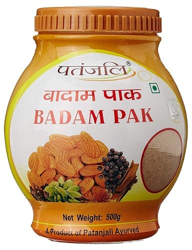 Patanjali Badam Pak for at øge vægten