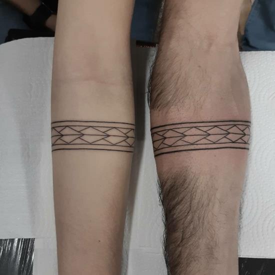 rannekoru tatuointi kumppani tatuointi geometrinen kuvio