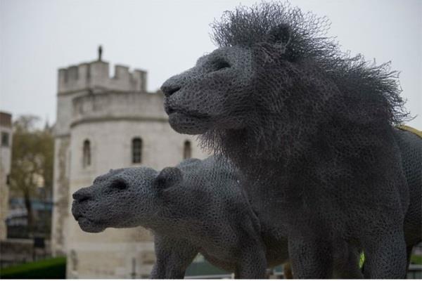 kuuluisia taideteoksia taide leijonat torni lontoossa