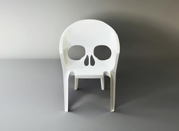 taideteokset taiteilija suunnittelija tuolit kallo