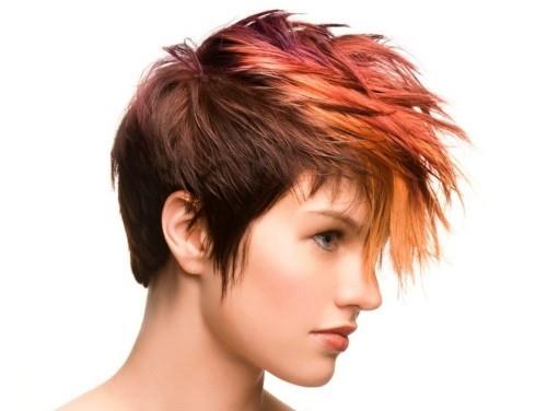 Epäsymmetriset kampaukset tuliset epäsymmetriset kampaukset palavat