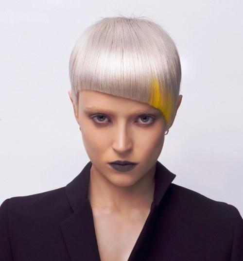 epäsymmetriset kampaukset keltainen säie epäsymmetrinen kampaus keltainen