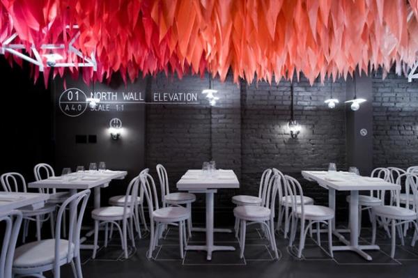 baari ravintola design valkoiset huonekalut mitä tapahtuu, kun new york