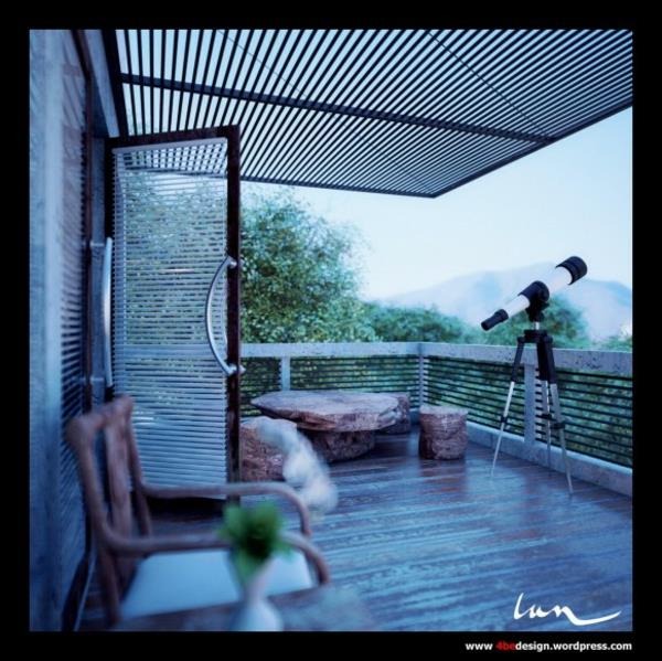 Suunnittele viehättävä parveke - tähti houkutteleva parveke muotoilu design kukat romanttinen