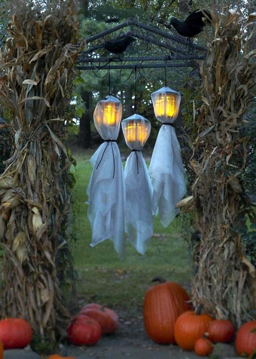 ulkona koristelu halloween -ideoita tee se itse DIY -lyhdyt