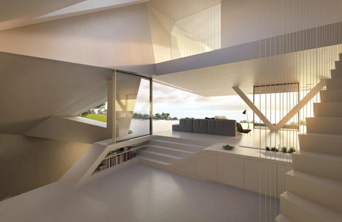 poikkeukselliset loma -asunnot moderni sisustus minimalistinen asuintyyli