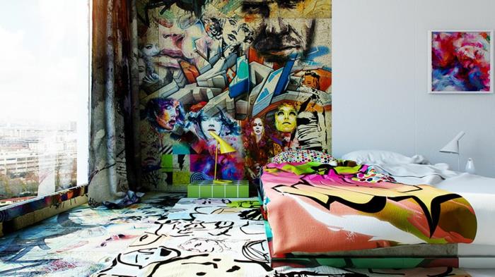 poikkeukselliset hotellit graffiti taide epätavallinen