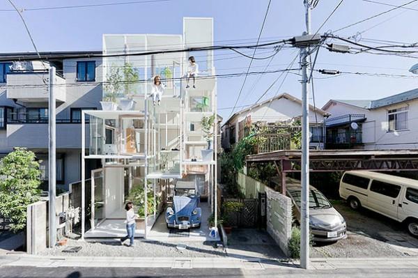 poikkeukselliset talot läpinäkyvä talo