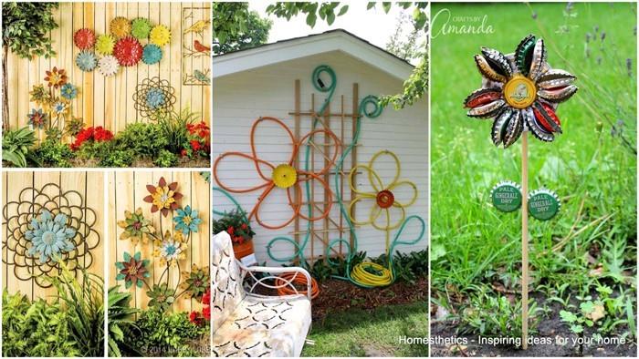 tee epätavallisia puutarhakoristeita itsellesi kierrätysideoita diy -koriste -vaatekaappi ja tee itsellesi tinkiä puutarhaletkulla