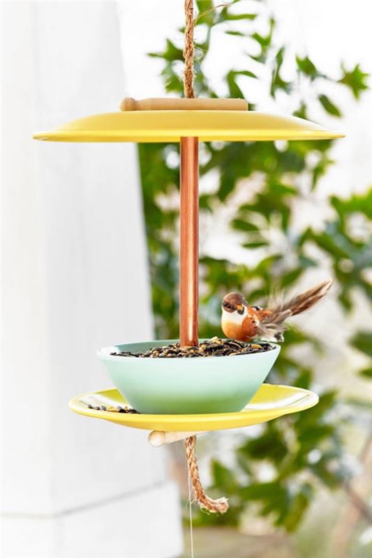 Tee epätavallisia puutarhakoristeita itse kierrätysideoita diy decor bird feeder