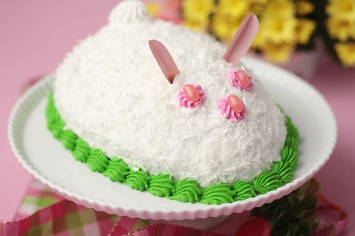 hienoja kakkuja valkoinen kani pääsiäinen