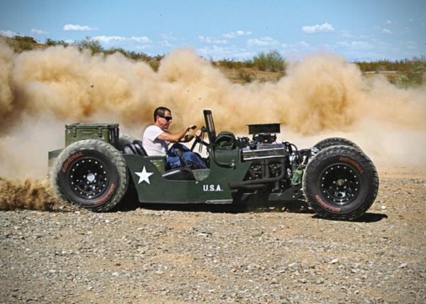 autowelt -automallit 1945 Willys Jeep Rat Rod hotrod